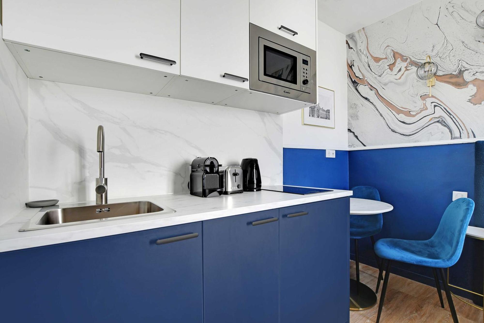 Apartamento Modern Sutdio For 2 With A-C - Near Montmartre París Exterior foto